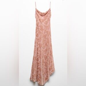 Mango Pink Floral Maxi Dress